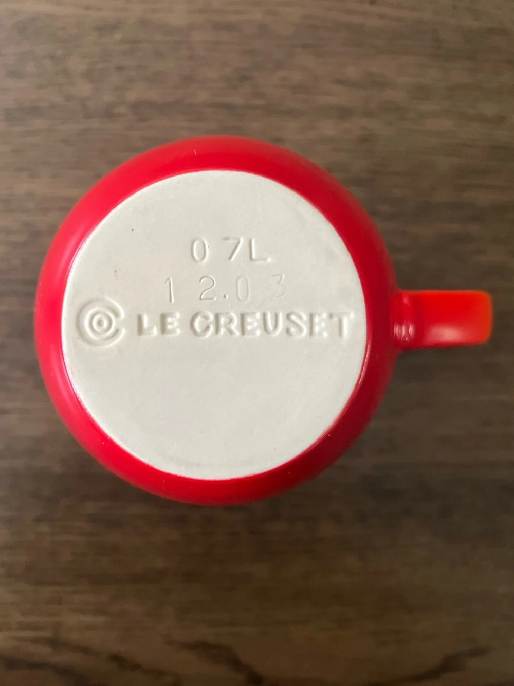 Le Creuset Breakfast Pitcher/Jug 0.7L Volcanic Flame Orange